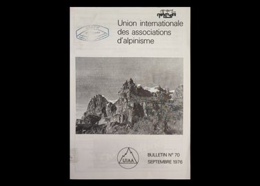 عنوان کتاب:UNION Internationale des associations d`alpinisme. (UIAA). Bulletin.NO.70