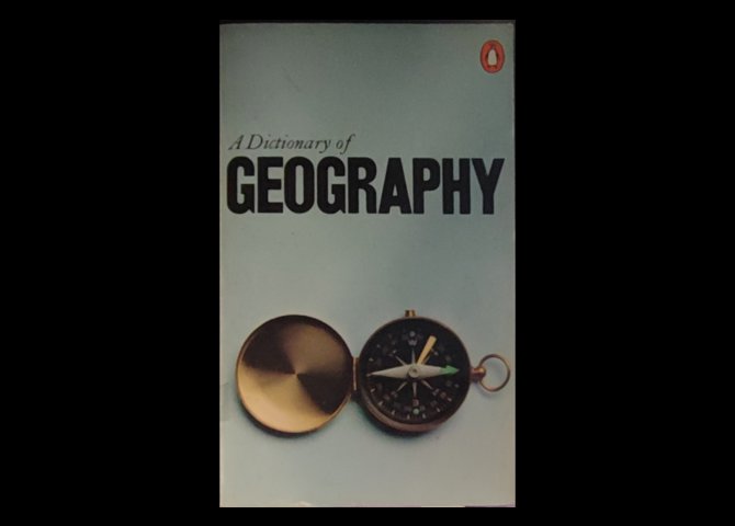 عنوان کتاب:Dictionary of Geography