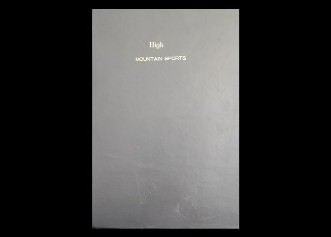 عنوان کتاب:HIGH(High Mountain Sports Magazine )