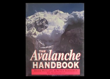  کتاب:The avalanche handbook