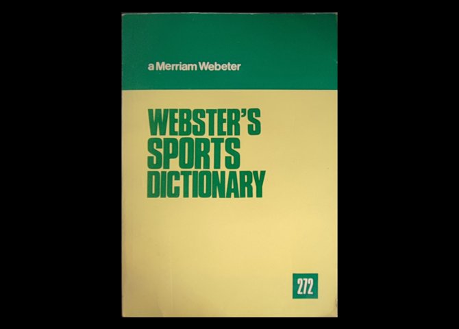  کتاب:Webster's Sports Dictionary